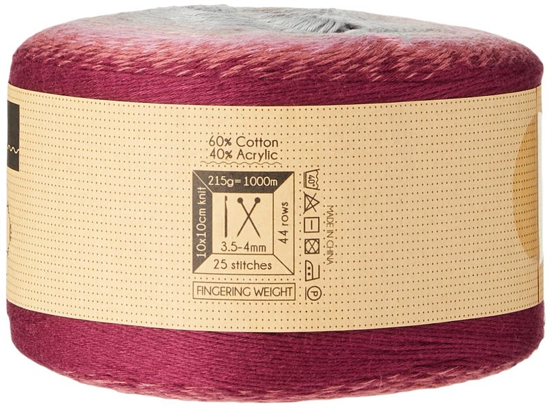 Scheepjes Whirl Yarn - 1000m, Slice 'O' Cherry Pie, Cotton & Acrylic Blend - Image 3